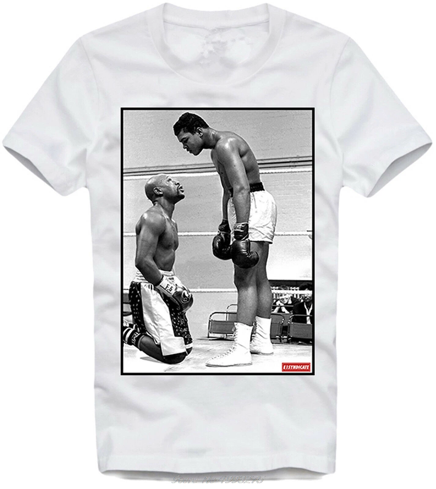 T Shirt May Weather Vs Muhammad Ali The Real G.O.A.T Tees New Fashion Men'S Summer Short Sleeve Brand Style Slim Custom Shirts
T Shirt May Weather Vs Muhammad Ali The Real G.O.A.T Tees New Fashion Men'S Summer Short Sleeve Brand Style Slim Custom Shirts