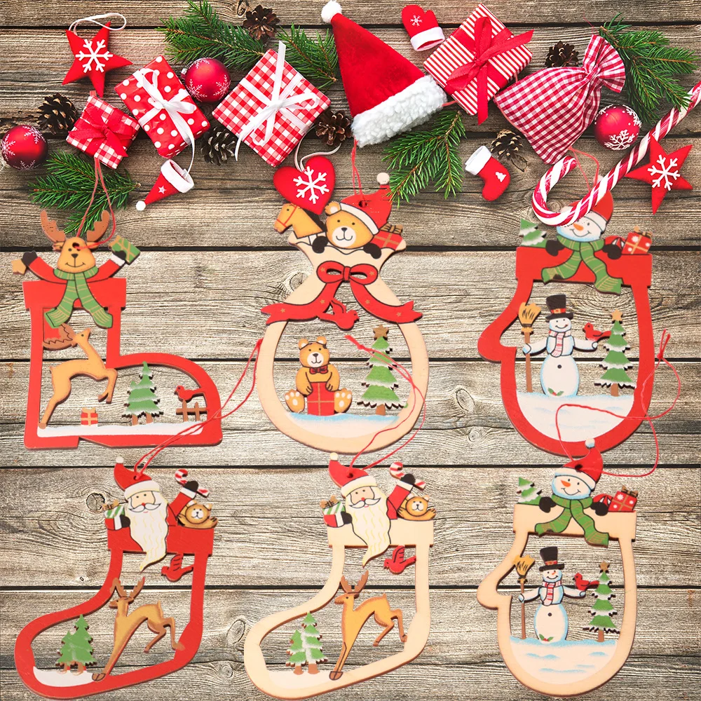 Christmas Wooden Snowflakes Wood Christmas Tree Hanging Ornaments Christmas Decoration Gift Wooden Pendants Craft DIY Home
Christmas Wooden Snowflakes Wood Christmas Tree Hanging Ornaments Christmas Decoration Gift Wooden Pendants Craft DIY Home