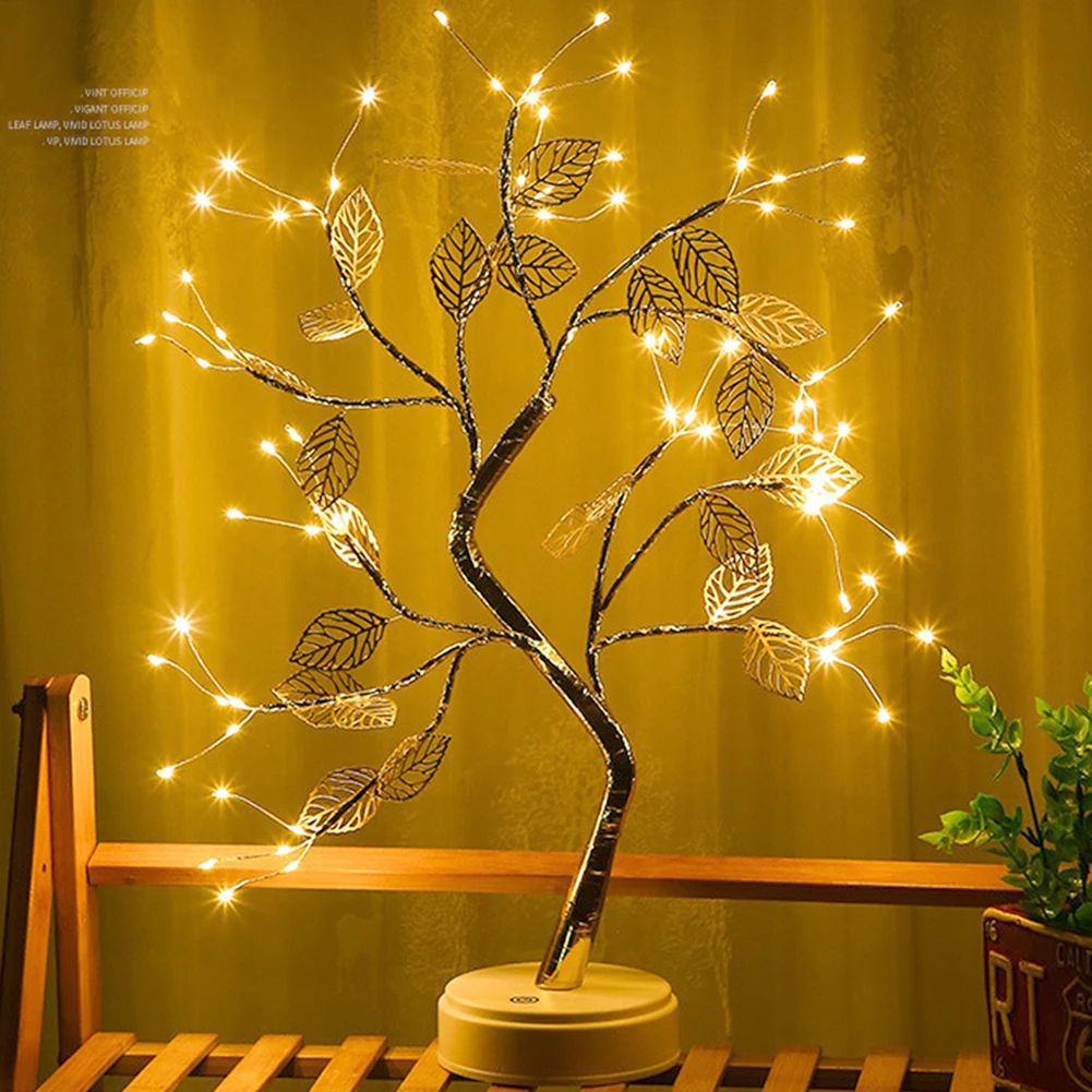 30x50cm LED Fairy Light Mini Bedroom Tree Copper Wire Lamp Luminary Night Light for Kids Adults Bedroom New Year Gift
30x50cm LED Fairy Light Mini Bedroom Tree Copper Wire Lamp Luminary Night Light for Kids Adults Bedroom New Year Gift