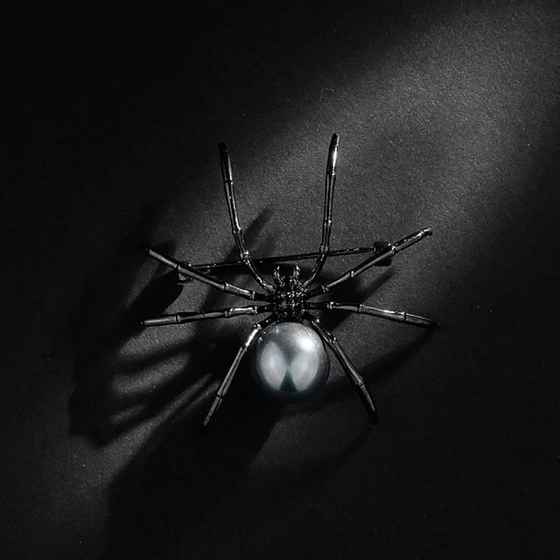 Cool Spider Brooches For Women Black Color Insect Pin Pearl Jewelry Summer Fashion Accessories Brooch
Cool Spider Brooches For Women Black Color Insect Pin Pearl Jewelry Summer Fashion Accessories Brooch