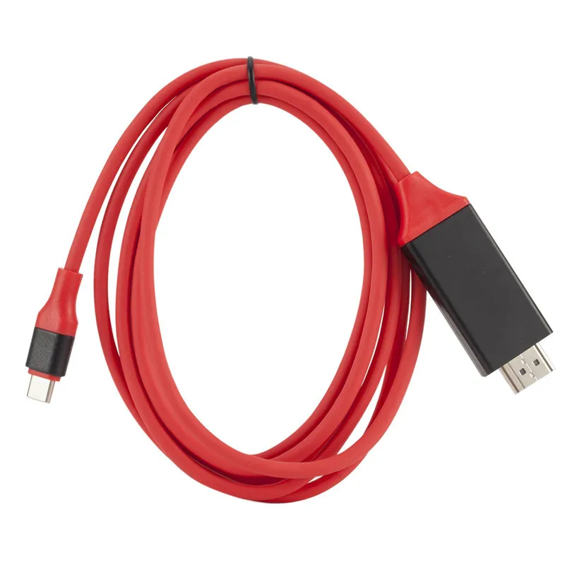 Type C To HDMI Cable USB 3.1 To HDMI 4K High Speed Adapter Male To Male Converter USB-C Cables for Samsung S8
Type C To HDMI Cable USB 3.1 To HDMI 4K High Speed Adapter Male To Male Converter USB-C Cables for Samsung S8