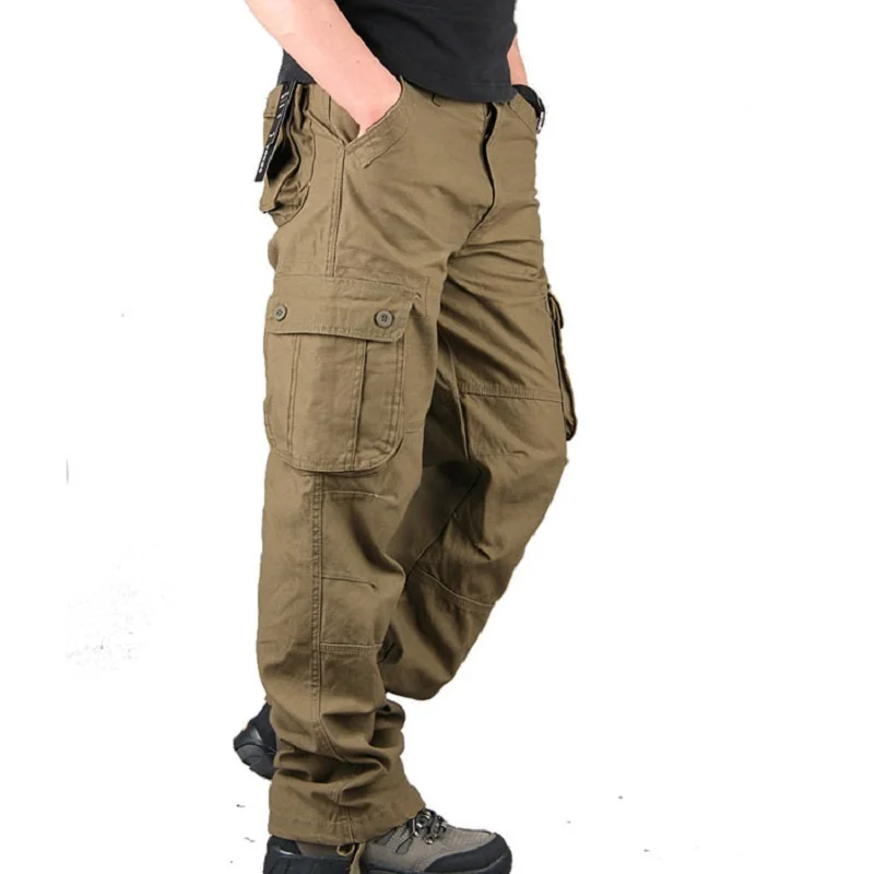 Pants Casual Men's Cargo Multi Pockets Military Tactical Pants Men Outerwear Army Straight Slacks Long Trousers Men Clothes
Pants Casual Men's Cargo Multi Pockets Military Tactical Pants Men Outerwear Army Straight Slacks Long Trousers Men Clothes
