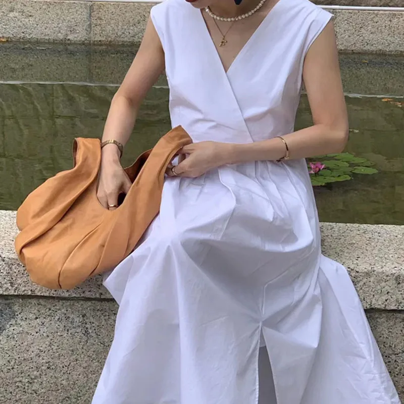 Solid Color Slim V-Neck Summer Woman Sexy Off Shoulder Long Dress Female Elegant Evening Dress High Version Ladies Dresses ML193
Solid Color Slim V-Neck Summer Woman Sexy Off Shoulder Long Dress Female Elegant Evening Dress High Version Ladies Dresses ML193
