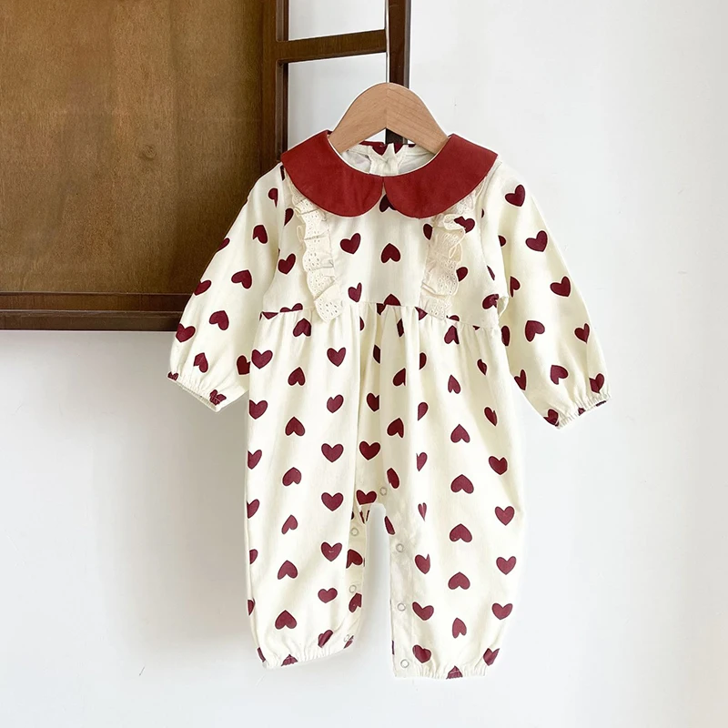 Infant Baby Girls Long Sleeves Corduroy Loving Heart Rompers 0-3Yrs Newborn Baby Girls Children Jumpsuit Kids Baby Girls Rompers
Infant Baby Girls Long Sleeves Corduroy Loving Heart Rompers 0-3Yrs Newborn Baby Girls Children Jumpsuit Kids Baby Girls Rompers