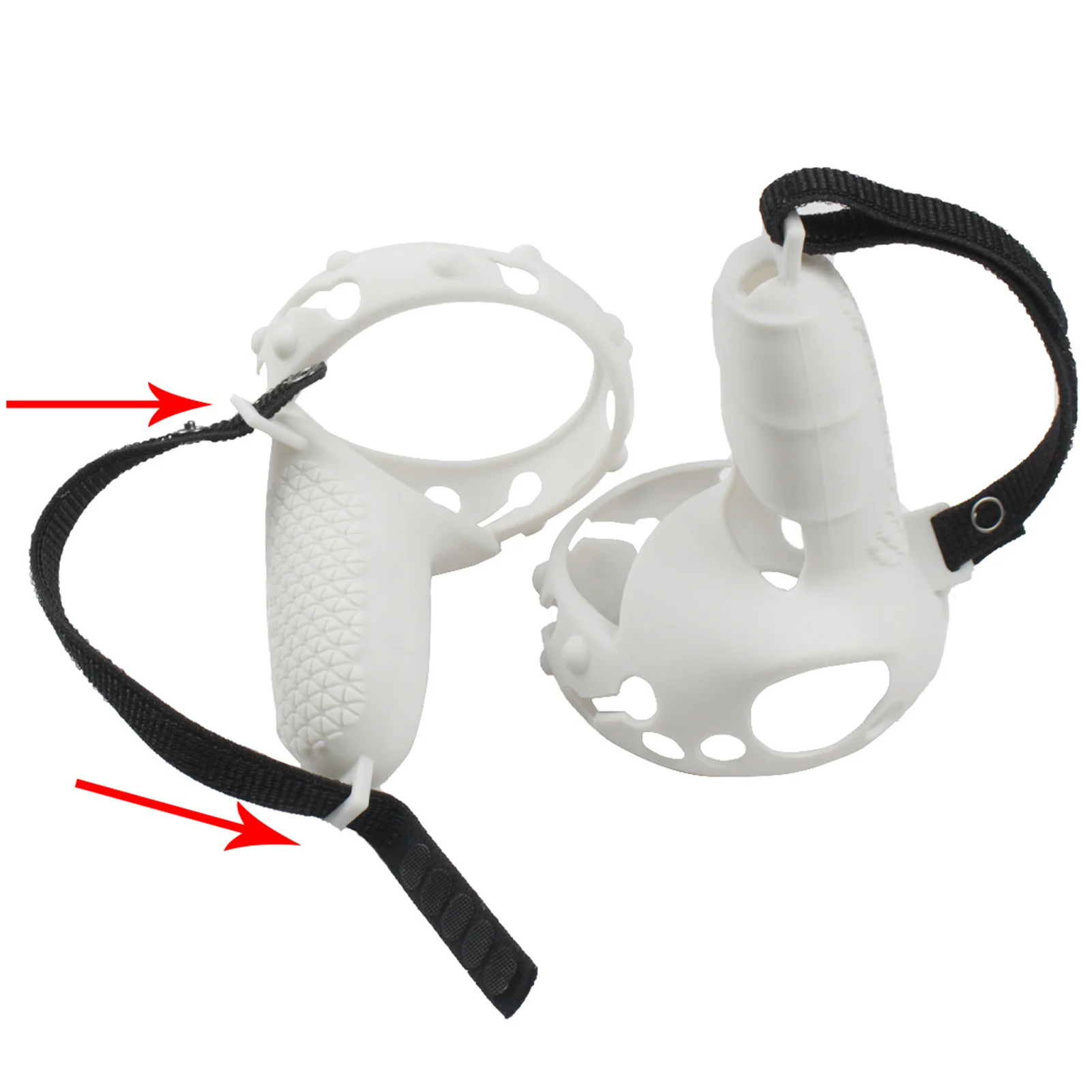 1 Pair VR Headset Controller Grip Cover For Oculus Quest 2 Anti-throw Full Protection Touch Controller Protector Accessories 
1 Pair VR Headset Controller Grip Cover For Oculus Quest 2 Anti-throw Full Protection Touch Controller Protector Accessories