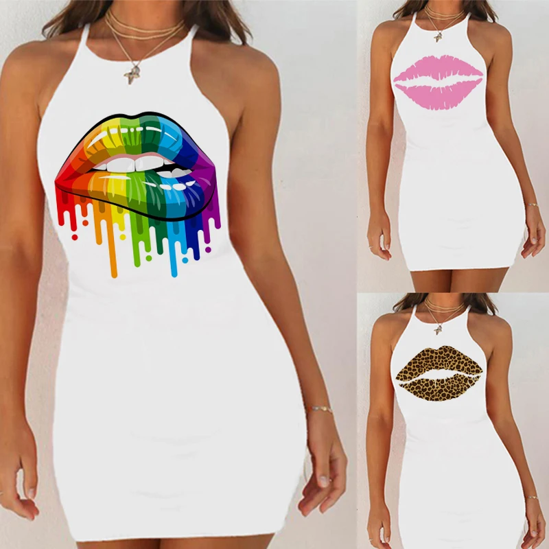 New Sexy Nightwear Sleepwear Nightgown Night Shirts Summer Women Lips Print Pack Hip Nightie White Night Dress Bathrobes
New Sexy Nightwear Sleepwear Nightgown Night Shirts Summer Women Lips Print Pack Hip Nightie White Night Dress Bathrobes