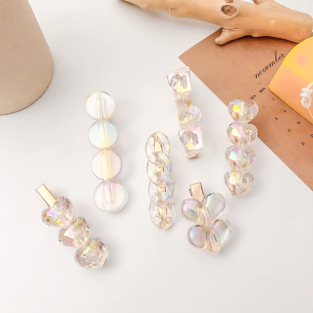 Fashion Laser Transparency Irregular Hairpin For Women Sweet Girl Headwear Ornament Hairpins Barrettes Hair Accessories 2020
Fashion Laser Transparency Irregular Hairpin For Women Sweet Girl Headwear Ornament Hairpins Barrettes Hair Accessories 2020