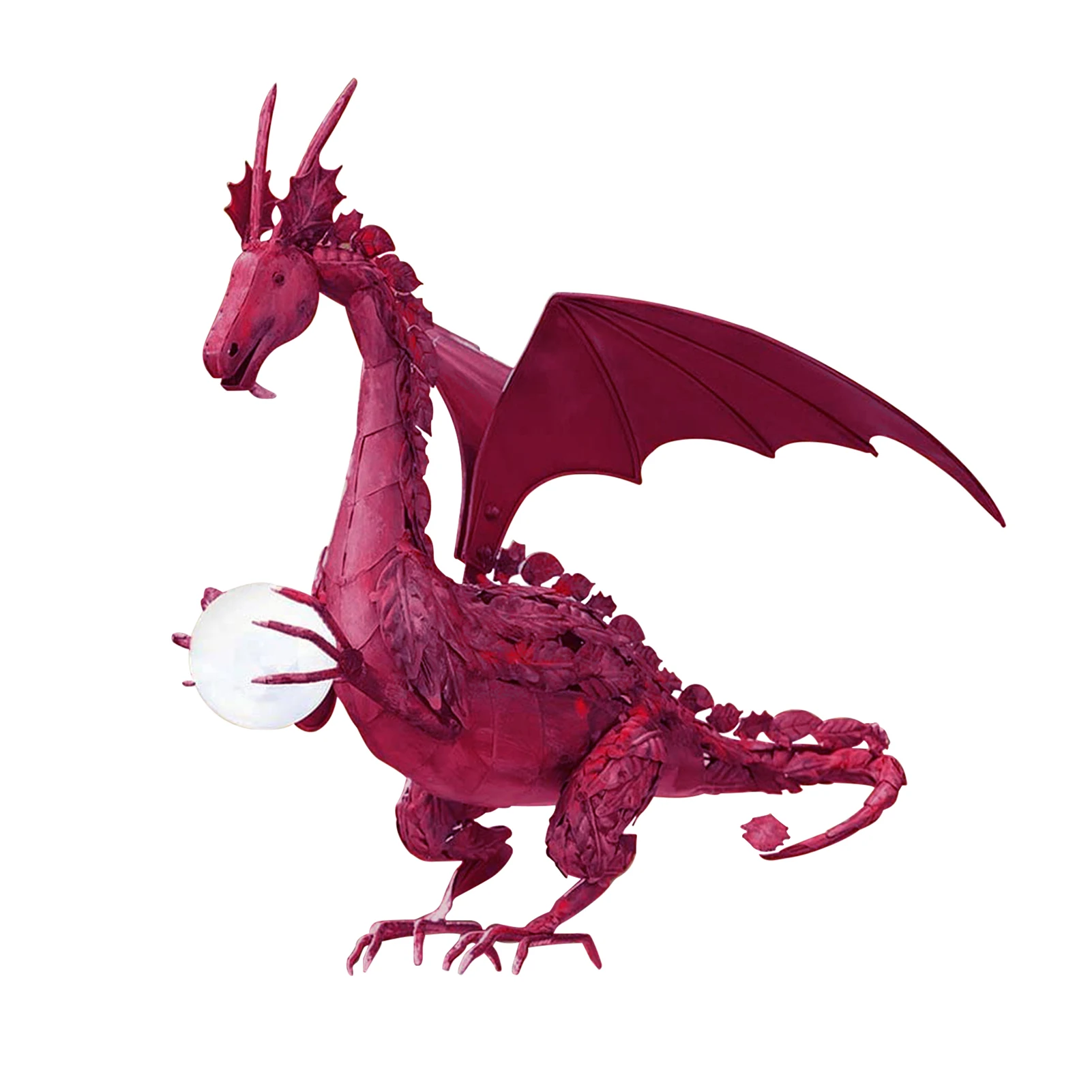 Outdoor Garden Dragon Statue Lawn Dragon Holding Light Up Ball Figurine With Solar LED Light Wide Application In Backyard
Outdoor Garden Dragon Statue Lawn Dragon Holding Light Up Ball Figurine With Solar LED Light Wide Application In Backyard