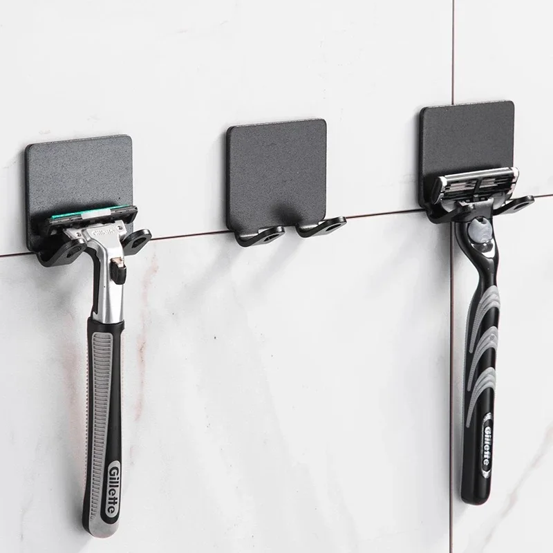 2pcs Punch-free Men's Razor Hook Rack Black Space Aluminum Bathroom Wall Sticker Accessories Multi-function bathroom organizer
2pcs Punch-free Men's Razor Hook Rack Black Space Aluminum Bathroom Wall Sticker Accessories Multi-function bathroom organizer