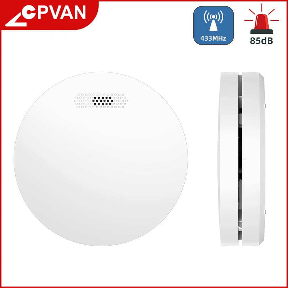 CPVAN 433MHZ Interlink Smoke Detector Sensor With CE/TUV Approval Home Security Photoelectric Rauchmelder Fire Alarm
CPVAN 433MHZ Interlink Smoke Detector Sensor With CE/TUV Approval Home Security Photoelectric Rauchmelder Fire Alarm