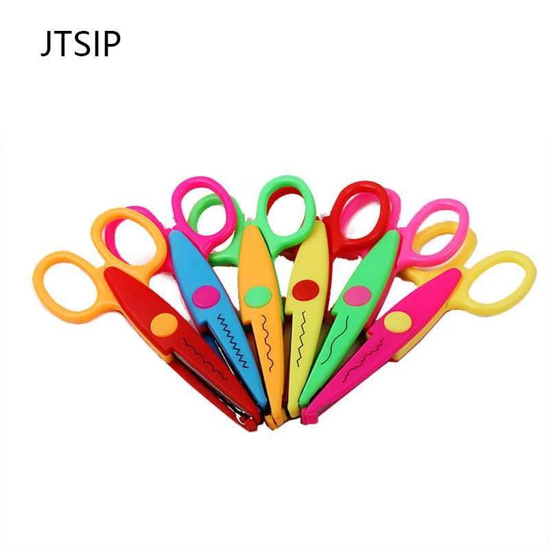 JTSIP Children Paper Scissors Kindergarten Handmade DIY Card Lace Scissors Kids Manual Tools Cartoon Safety Craft Scissors 1pcs
JTSIP Children Paper Scissors Kindergarten Handmade DIY Card Lace Scissors Kids Manual Tools Cartoon Safety Craft Scissors 1pcs