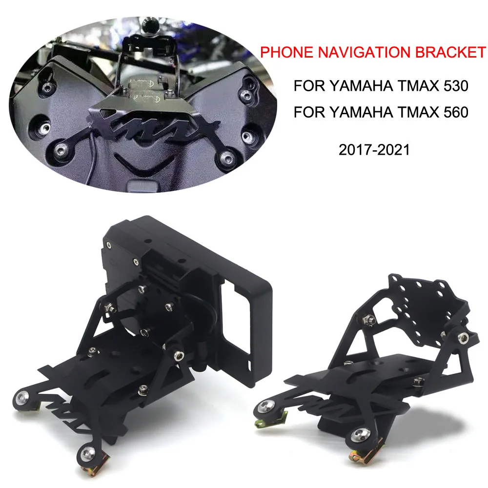 

Кронштейн для навигации на лобовое стекло, зарядное устройство USB для мотоцикла, держатель для YAMAHA TMAX 530 T-MAX 530 2017-2019