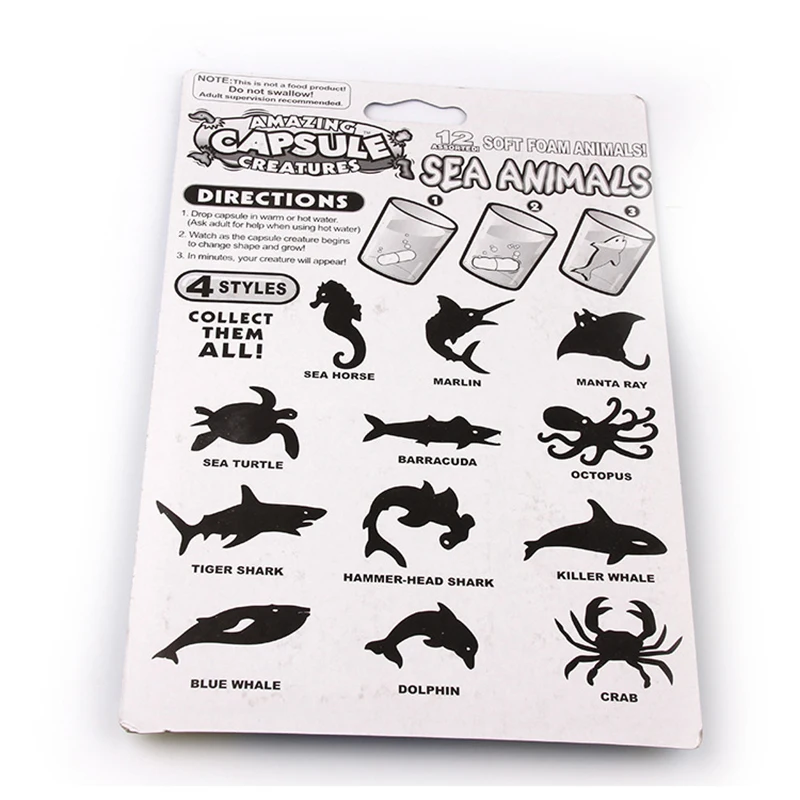 12pcs Grow Water absorption larger pill Capsule Various Inflatable Expansion Toy Colorful Puzzle Creative Kids Toys
12pcs Grow Water absorption larger pill Capsule Various Inflatable Expansion Toy Colorful Puzzle Creative Kids Toys