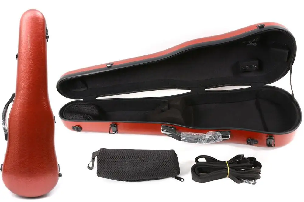 red Violin Case 4/4 Violin Box Hard Mixed Carbon Fiber Strong Light 1.9kg
red Violin Case 4/4 Violin Box Hard Mixed Carbon Fiber Strong Light 1.9kg