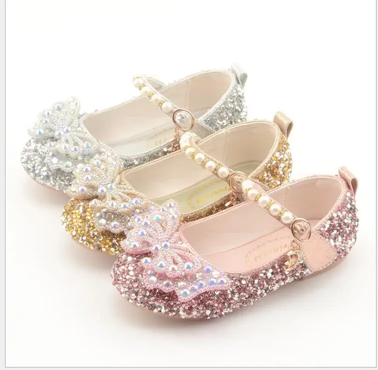 New Children Leather Shoes Rhinestone Bow Princess Girls Party Dance Shoes Baby Student Flats Kids Performance Shoes
New Children Leather Shoes Rhinestone Bow Princess Girls Party Dance Shoes Baby Student Flats Kids Performance Shoes