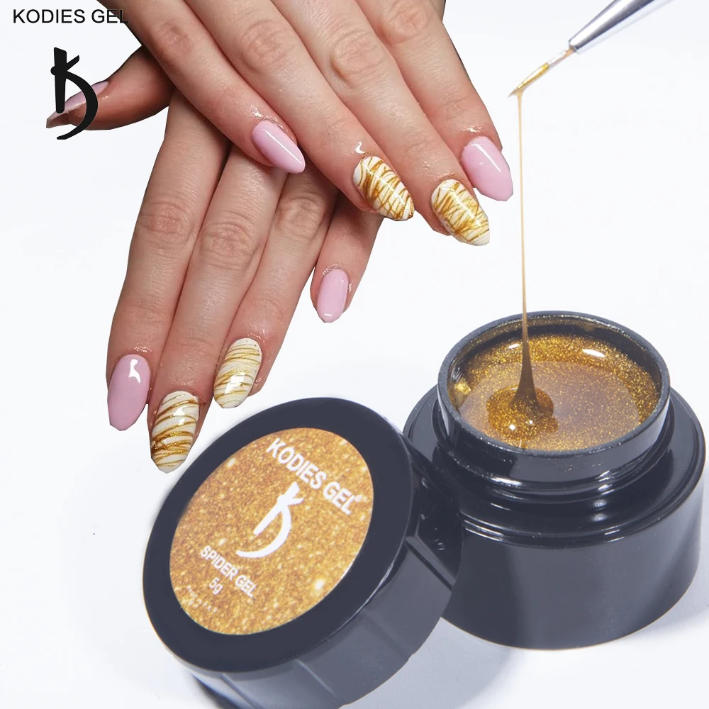 KODIES GEL 5g Spider Gel Nail Polish Gold Silver Hot Color UV Painting Drawing Line Gellak Varnishes for 3D DIY Nail Art Design
KODIES GEL 5g Spider Gel Nail Polish Gold Silver Hot Color UV Painting Drawing Line Gellak Varnishes for 3D DIY Nail Art Design