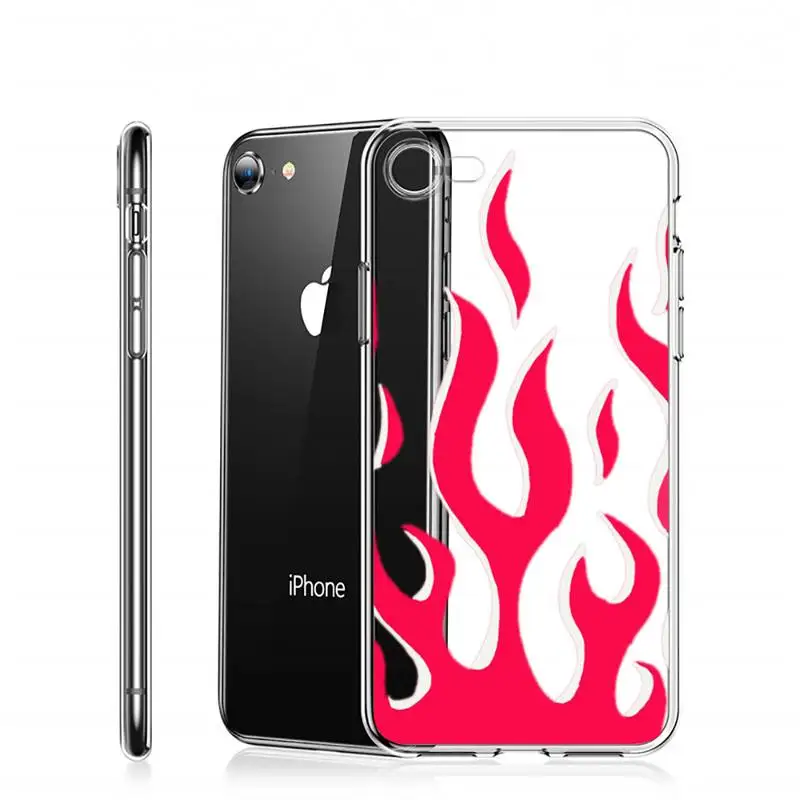 Red corlorful Flames Fitted Phone Case Transparent for iPhone 6 7 8 11 12 s mini pro X XS XR MAX Plus custom protective funda
Red corlorful Flames Fitted Phone Case Transparent for iPhone 6 7 8 11 12 s mini pro X XS XR MAX Plus custom protective funda