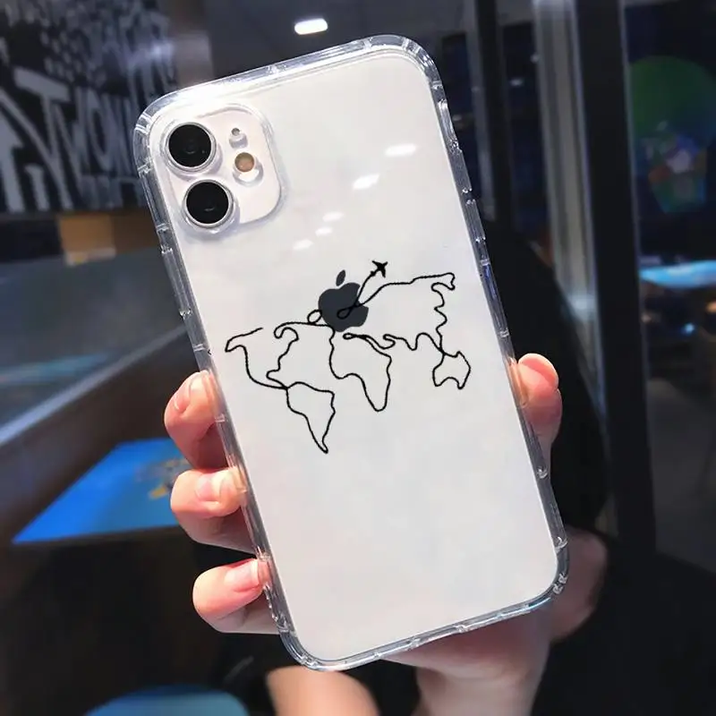 World map travl airplane pattern Phone Case Transparent for iPhone 11 12 mini pro XS MAX 8 7 6 6S Plus X 5S SE 2020 XR
World map travl airplane pattern Phone Case Transparent for iPhone 11 12 mini pro XS MAX 8 7 6 6S Plus X 5S SE 2020 XR