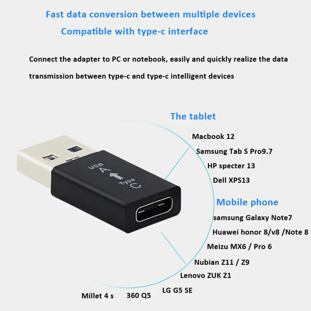 Type-C To USB 3.0 Adapter USB C Female To Micro USB 3.0 A Male Converter Type C Data Adapter Connector For Huawei Xiaomi Samsung
Type-C To USB 3.0 Adapter USB C Female To Micro USB 3.0 A Male Converter Type C Data Adapter Connector For Huawei Xiaomi Samsung