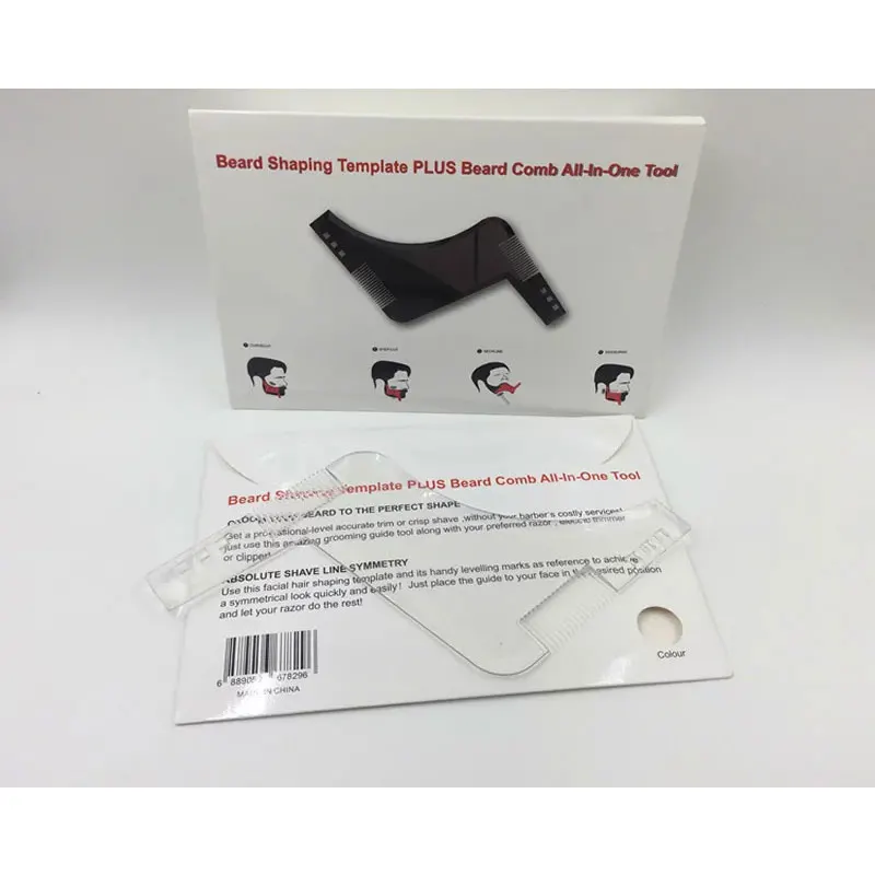 Men Beard Shaping Styling Template Combs Plastic Beard Hair Comb For Hair Beard Appearance Moustache Moulding Hairdressing
Men Beard Shaping Styling Template Combs Plastic Beard Hair Comb For Hair Beard Appearance Moustache Moulding Hairdressing