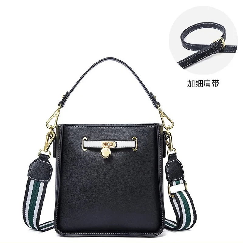 OLN New Pu Leather Women's Bucket Shoulder Bag Fashion Designer Panelled Tote Bags Female Luxury Lock Crossbody Handbag 2021 Sac
OLN New Pu Leather Women's Bucket Shoulder Bag Fashion Designer Panelled Tote Bags Female Luxury Lock Crossbody Handbag 2021 Sac