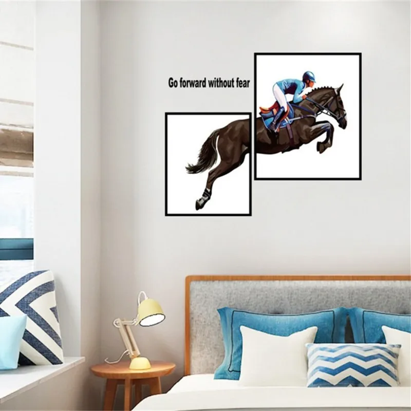 Horse Racing Wall Stickers Bedroom Living Room Sofa TV Backdrop Room Decoration Decal Removable Wall Papers
Horse Racing Wall Stickers Bedroom Living Room Sofa TV Backdrop Room Decoration Decal Removable Wall Papers