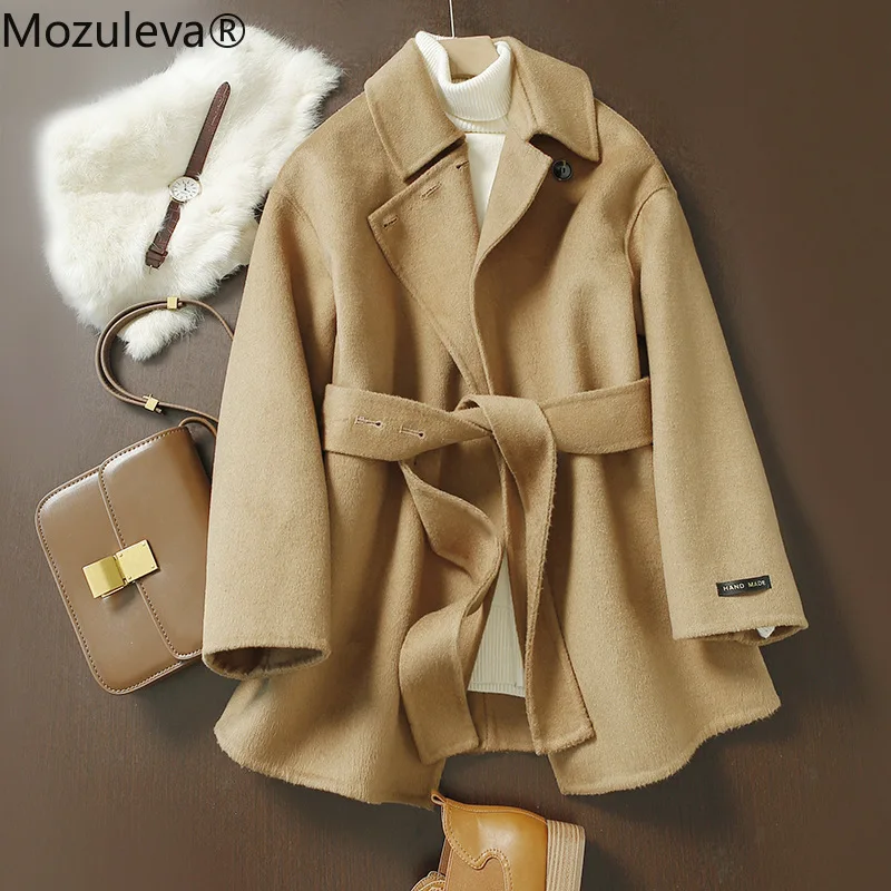Mpzuleva Hand-sewn Double-sided Woolen Coat Women 2022 Autumn Winter Coat Women's Woolen Coat Fashionable Women's Clothing
Mpzuleva Hand-sewn Double-sided Woolen Coat Women 2022 Autumn Winter Coat Women's Woolen Coat Fashionable Women's Clothing