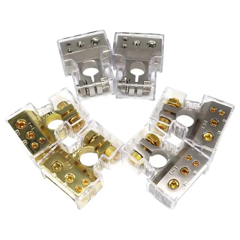 1 Pair of Gold-plated Car Battery Terminal Positive /negative Car battery Connector Battery Caps Terminal Connector
1 Pair of Gold-plated Car Battery Terminal Positive /negative Car battery Connector Battery Caps Terminal Connector