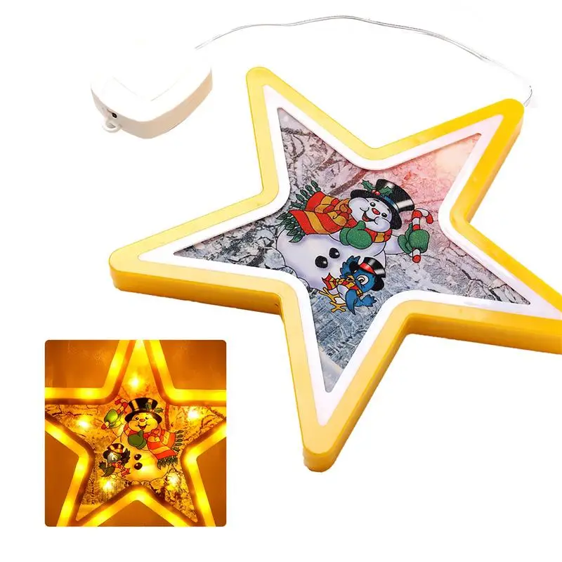 IP42 Waterproof 50K Stars Atmosphere Lights Christmas Star Lamp Pendant Star Snowman Hanging Light LED Star Lamp For Curtain
IP42 Waterproof 50K Stars Atmosphere Lights Christmas Star Lamp Pendant Star Snowman Hanging Light LED Star Lamp For Curtain