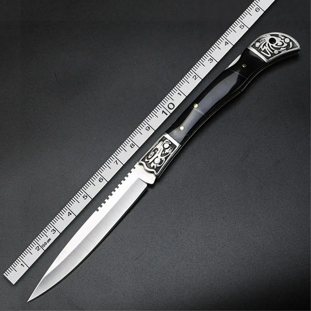 Outdoor folding knife climbing hunting knife camping portable folding knife high hardness retired knife camping EDC tool 
Outdoor folding knife climbing hunting knife camping portable folding knife high hardness retired knife camping EDC tool