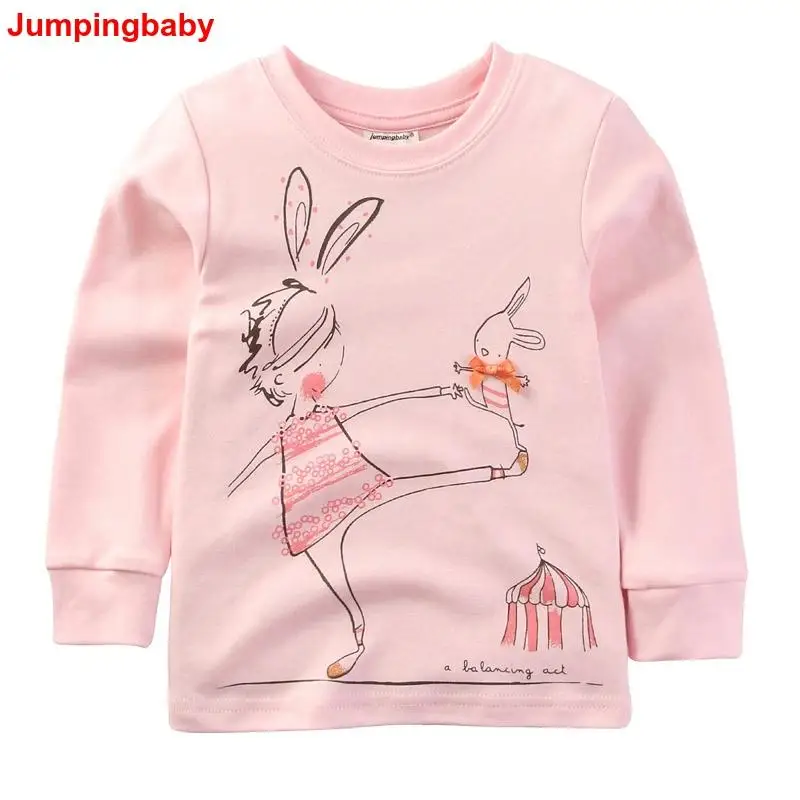 Jumpingbaby 2021 Girls T Shirt Baby Girl Clothes Kids Long Sleeve T-Shirts Cotton Camiseta T-shirt Roupas Infantis Menina Rabbit
Jumpingbaby 2021 Girls T Shirt Baby Girl Clothes Kids Long Sleeve T-Shirts Cotton Camiseta T-shirt Roupas Infantis Menina Rabbit