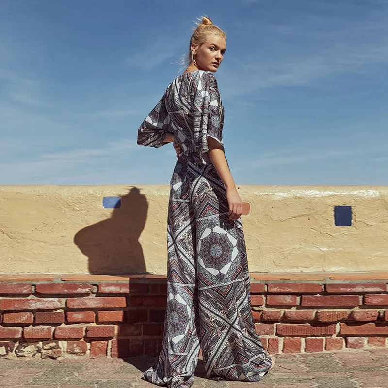 Baroque reformation Print Jumpsuits Beach Wearing Wide-leg Trousers Geometric Retro Fashion Gothic Romper Bohemian Style NewSexy
Baroque reformation Print Jumpsuits Beach Wearing Wide-leg Trousers Geometric Retro Fashion Gothic Romper Bohemian Style NewSexy