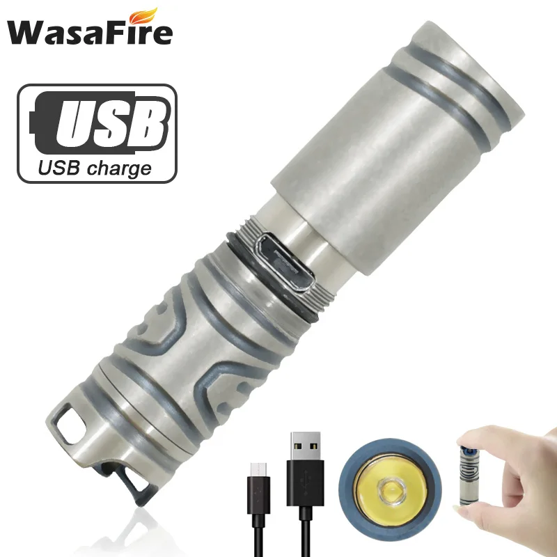 2020 New Mini Led Torch Rechargeable Keychain Flashlight Waterproof Portable Small Lanterna For Camping Built-in 10180 Battery
2020 New Mini Led Torch Rechargeable Keychain Flashlight Waterproof Portable Small Lanterna For Camping Built-in 10180 Battery