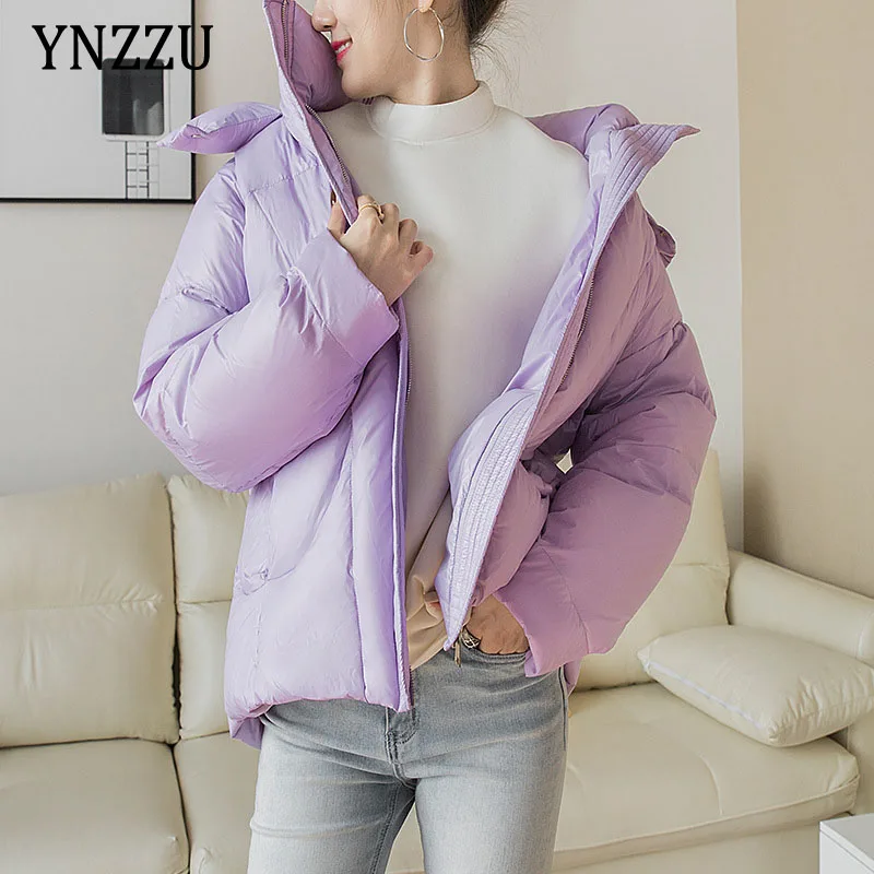 2021 autumn winter simple short thickened down jacket necessary for cold resistance fluffy hooded solid coat YNZZU 1O105
2021 autumn winter simple short thickened down jacket necessary for cold resistance fluffy hooded solid coat YNZZU 1O105