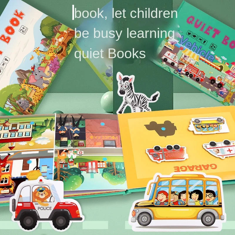 Children's DIY Sticker Puzzle Game Traffic Animal Mathematics Vegetable Cognitive Puzzle Repeated Pasting Book Educational Toy
Children's DIY Sticker Puzzle Game Traffic Animal Mathematics Vegetable Cognitive Puzzle Repeated Pasting Book Educational Toy