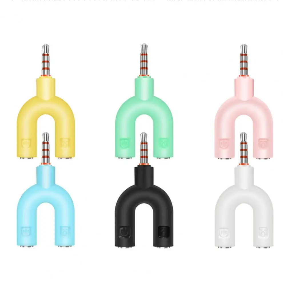 50% Hot Sales U-shaped Portable 3.5mm Stereo Audio Headphone/Mic Splitter Adapter for Smartphone MP3 MP4 Player
50% Hot Sales U-shaped Portable 3.5mm Stereo Audio Headphone/Mic Splitter Adapter for Smartphone MP3 MP4 Player