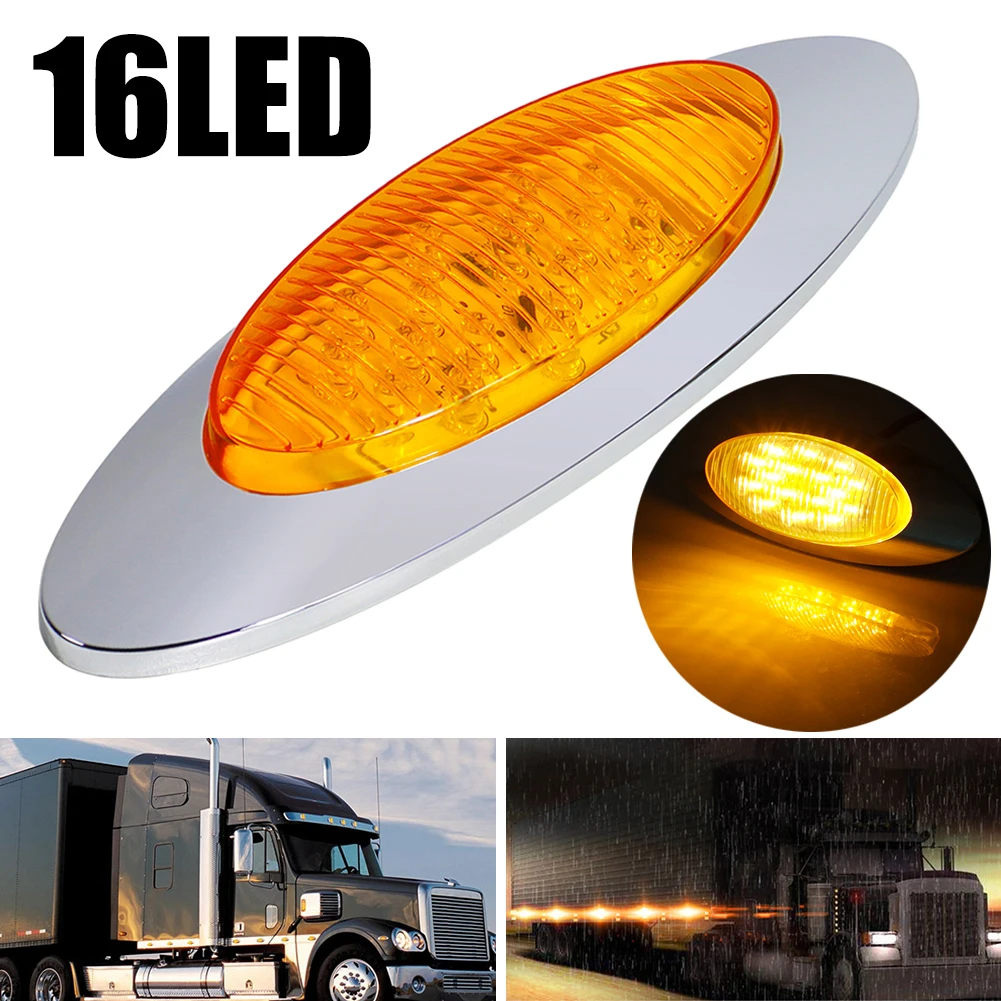DC12V 16LED Боковой габаритный фонарь, светильник, футболка с принтом "автомобиль" Внешнее освещение светильник s Предупреждение хвост светильни...
DC12V 16LED Боковой габаритный фонарь, светильник, футболка с принтом "автомобиль" Внешнее освещение светильник s Предупреждение хвост светильни...