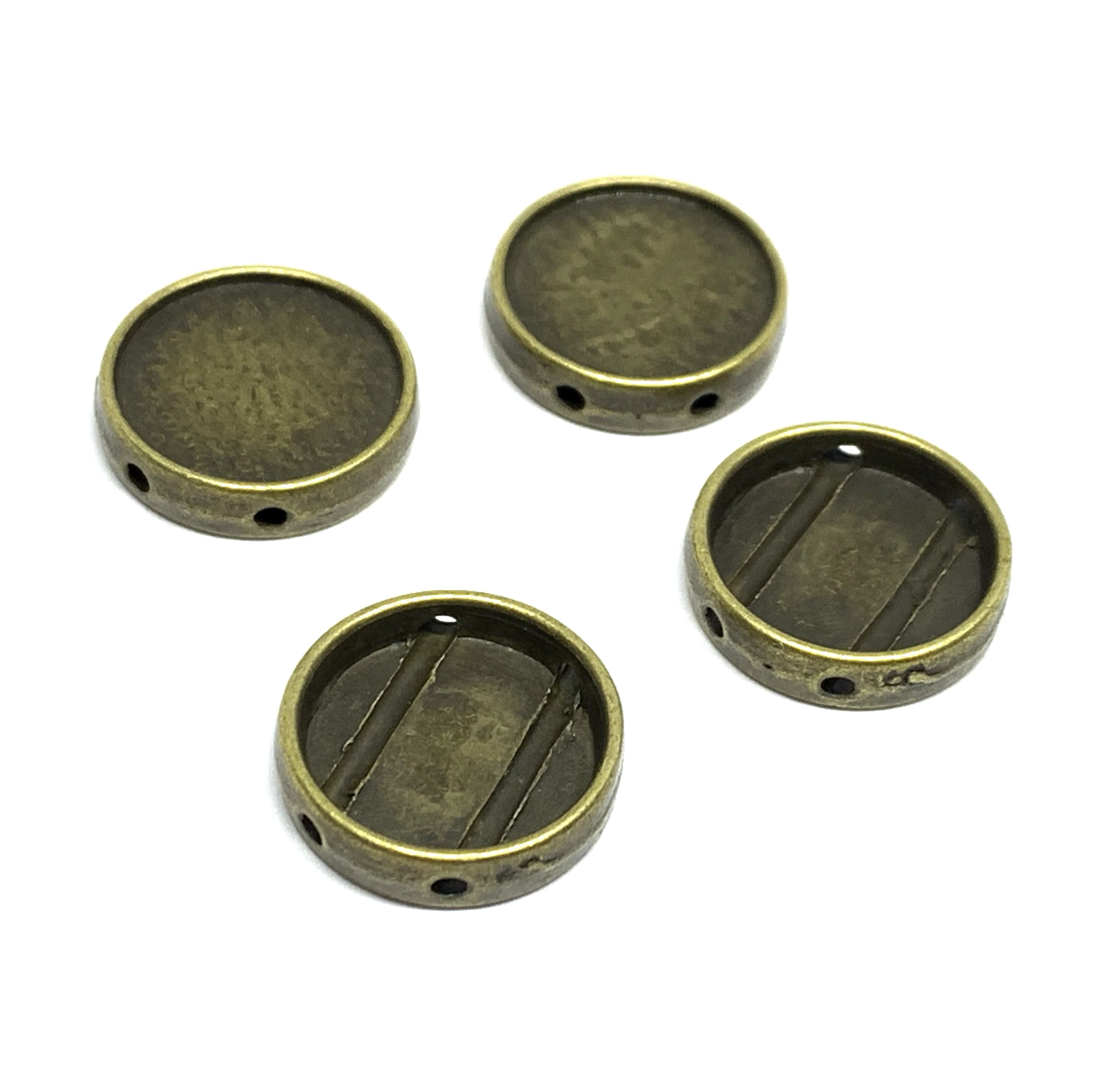 50pcs Round Cabochon 12/10x14mm Base Jewelry Findings 2mm Hole size Bezel Trays Round Glass Cabochon Settings Cameo DIY Bracelet
50pcs Round Cabochon 12/10x14mm Base Jewelry Findings 2mm Hole size Bezel Trays Round Glass Cabochon Settings Cameo DIY Bracelet