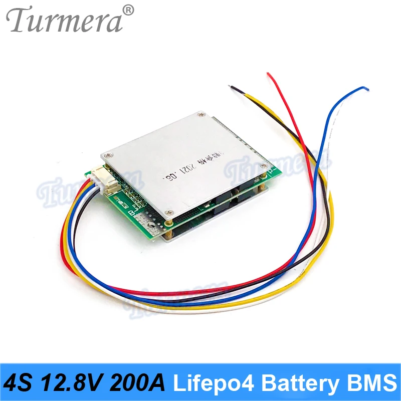 Turmera 4S 12 8 В 32650 а 32700 Lifepo4 батарея BMS балансировочная плата для 12В непрерывного