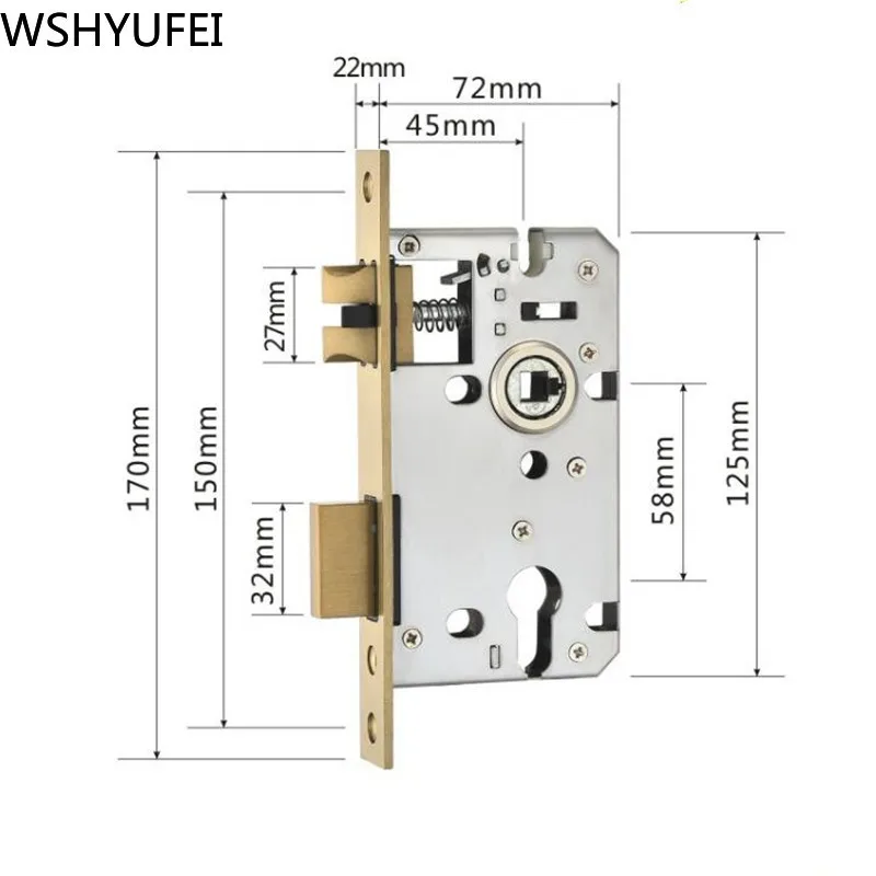 American Black Zinc Alloy Mute Door Lock Set Solid wood door handle lock Bedroom Minimalist Door Lock Cylinder Security Locks
American Black Zinc Alloy Mute Door Lock Set Solid wood door handle lock Bedroom Minimalist Door Lock Cylinder Security Locks