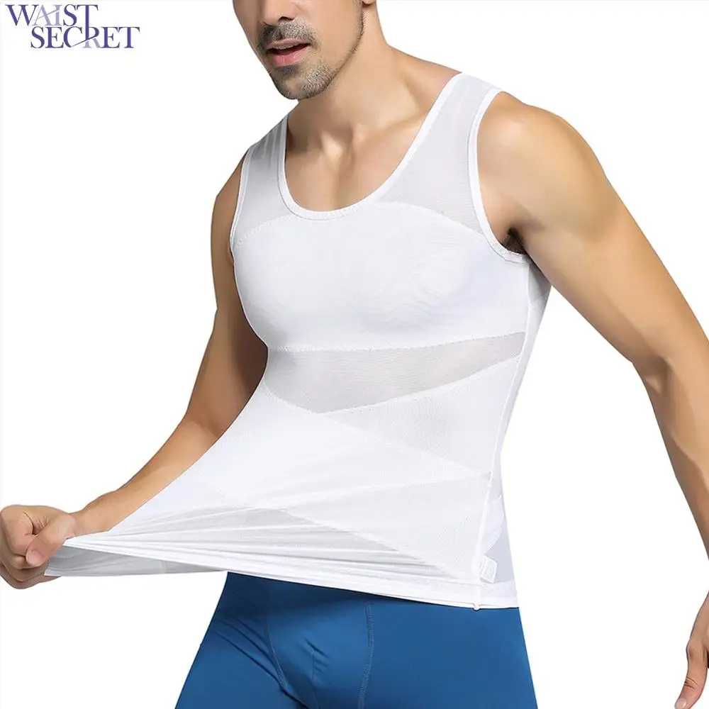 Men's Corsets Tops 2019 Abdomen Stereotypes Corset Invisible Shapewear Vest Plastic Clothing fat-reducing Beer Belly Waist | Мужская