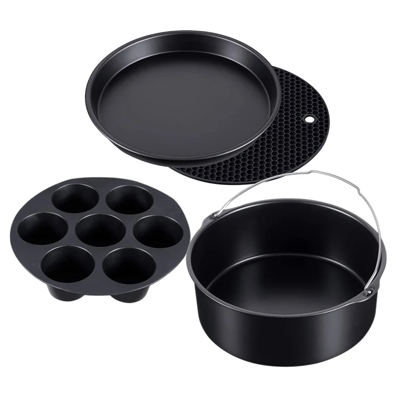 4 Set Pressure Cooker, Steamer & Air Fryer Bakeware Accesories Compatible for Ninja Foodi 5&6.5&8 QtOP101 OP301 OP302
4 Set Pressure Cooker, Steamer & Air Fryer Bakeware Accesories Compatible for Ninja Foodi 5&6.5&8 QtOP101 OP301 OP302