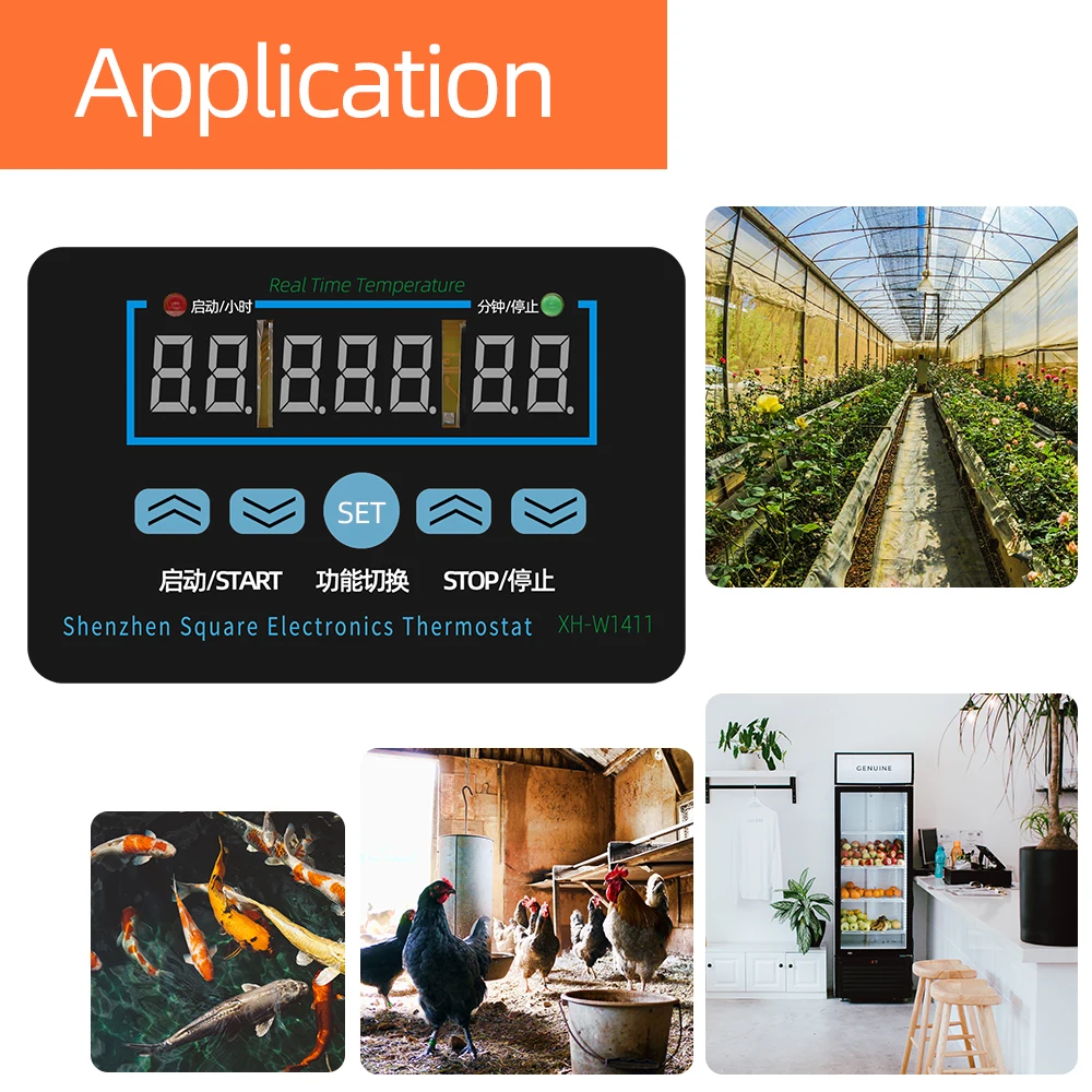 100pcs/lot W1411 Temperature Controller Thermostat Control Heat Cool Control Start Stop Value WithTemp Control Range -19-99
100pcs/lot W1411 Temperature Controller Thermostat Control Heat Cool Control Start Stop Value WithTemp Control Range -19-99
