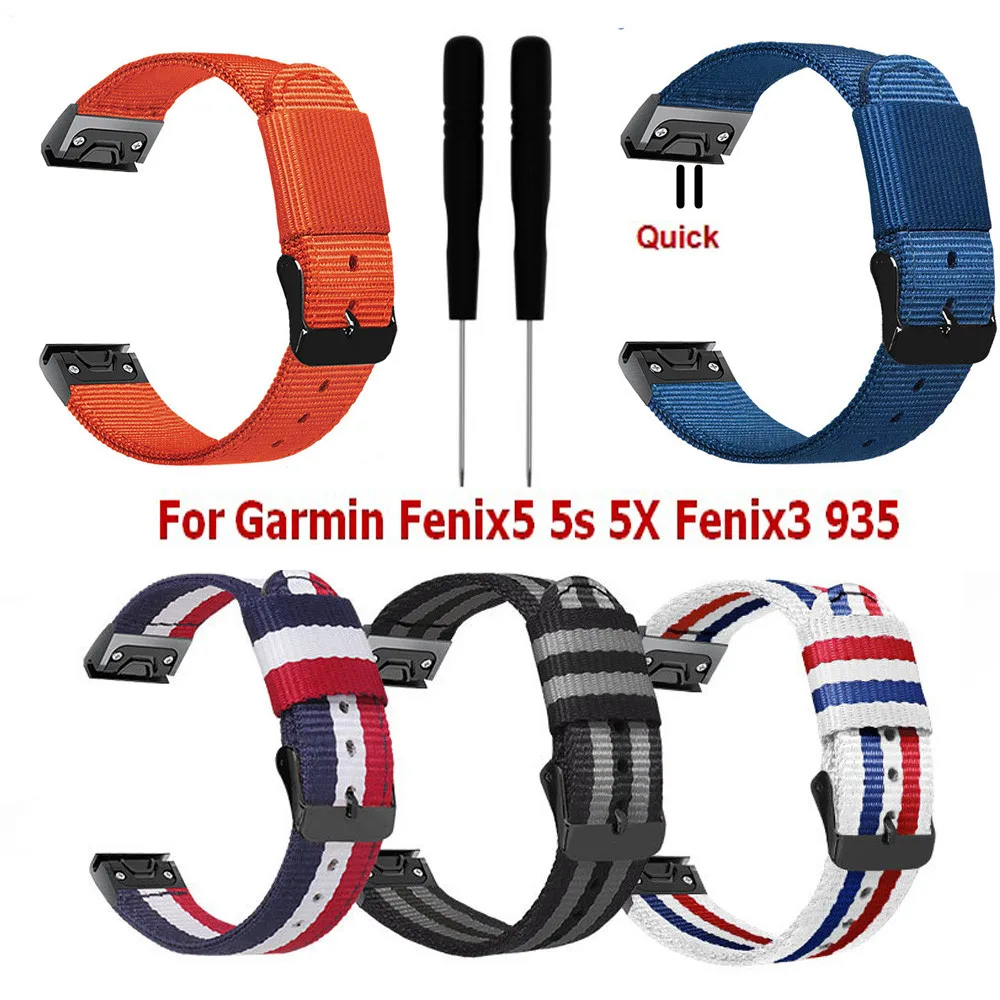 Fenix 5X Plus 26mm Quick Fit Watch Band Lightweight Nylon Loop Soft Sport Breathable Wristband Strap for Garmin Fenix 5X/Fenix 3
Fenix 5X Plus 26mm Quick Fit Watch Band Lightweight Nylon Loop Soft Sport Breathable Wristband Strap for Garmin Fenix 5X/Fenix 3