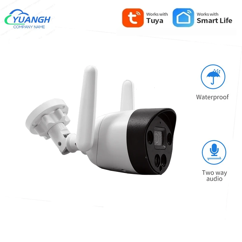 Наружная Wi-Fi камера TUYA, 1080P, IP, водонепроницаемая, объектив 3,6 мм, двухстороннее аудио, беспроводная камера видеонаблюдения, 2 МП, ночное виден... 
Наружная Wi-Fi камера TUYA, 1080P, IP, водонепроницаемая, объектив 3,6 мм, двухстороннее аудио, беспроводная камера видеонаблюдения, 2 МП, ночное виден...