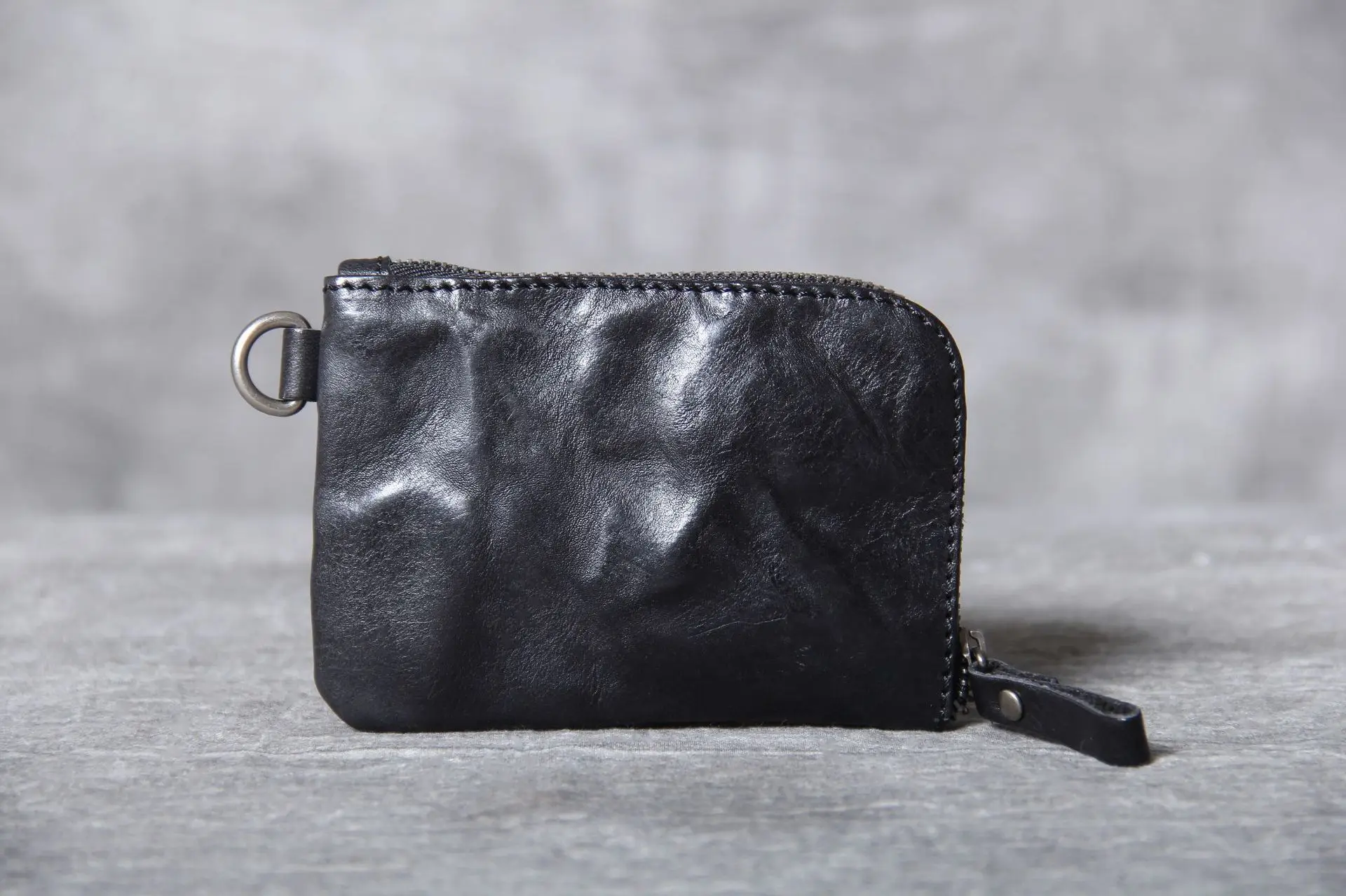 Винтажный Мужской держатель для карт из натуральной кожи с зажимом Oxhide