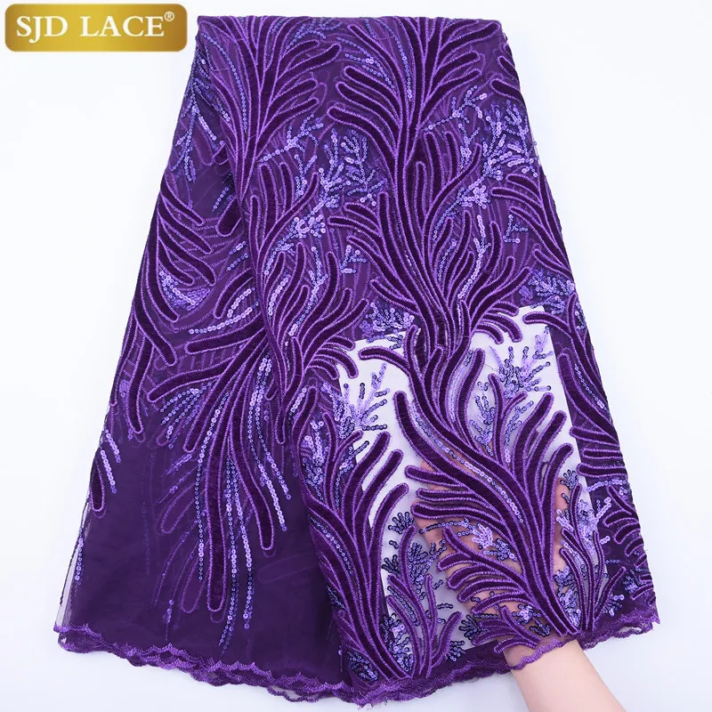 SJD LACE Afriend Velvet Lace Fabric Embroidery nigerian Lace Fabric 2020 High Quality Lace Wedding Sequins African lace A1841
SJD LACE Afriend Velvet Lace Fabric Embroidery nigerian Lace Fabric 2020 High Quality Lace Wedding Sequins African lace A1841