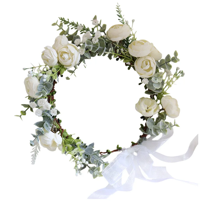 New Camellia Flowers Wreath Crown Festival Headband Women Hair Accessories Headdress Girl Floral Garland Wedding Floral Headwear
New Camellia Flowers Wreath Crown Festival Headband Women Hair Accessories Headdress Girl Floral Garland Wedding Floral Headwear