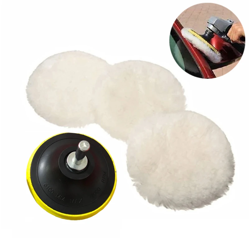 Universal Car Polish Pad 3inch/4inch Soft Wool Waxing Polisher Car Polishing Discs Cleaning tool accessories
Universal Car Polish Pad 3inch/4inch Soft Wool Waxing Polisher Car Polishing Discs Cleaning tool accessories