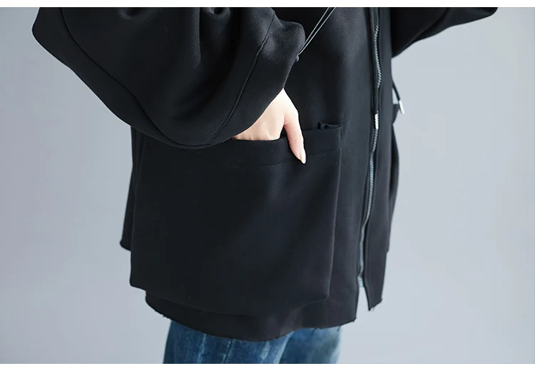 2020 vintage Large Size Women's Clothing New black Cotton Clothes Winter Hoodies Coats Casual Long Sleeve Loose Jacket M10
2020 vintage Large Size Women's Clothing New black Cotton Clothes Winter Hoodies Coats Casual Long Sleeve Loose Jacket M10